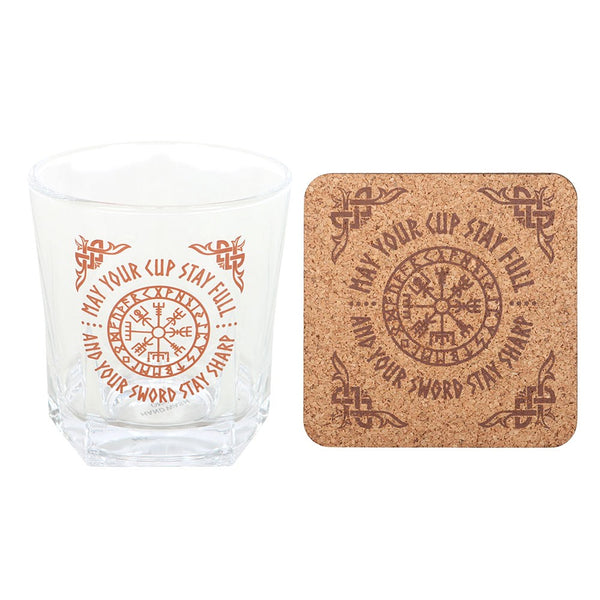 Vegvísir Glas & Glasamotta