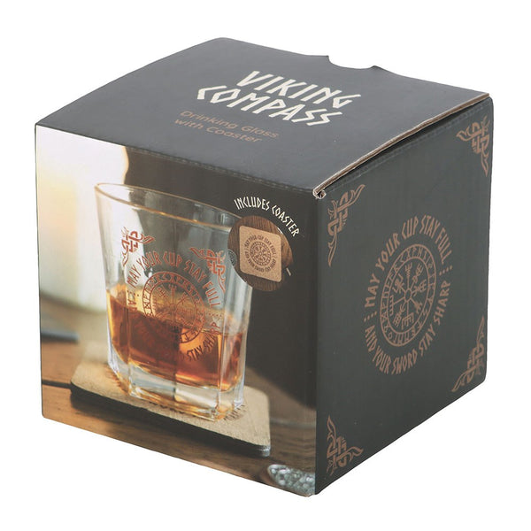 Vegvísir Glas & Glasamotta