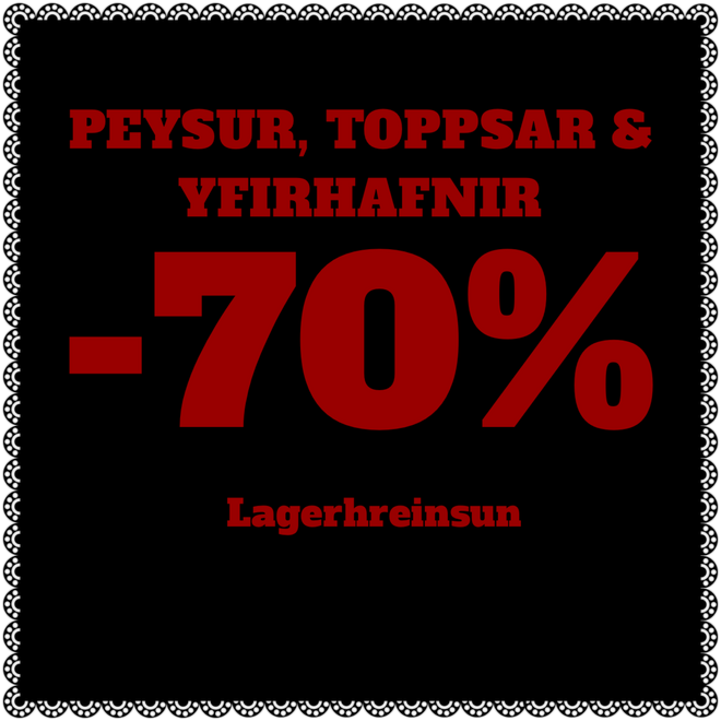 Útsala - Yfirhafnir, toppar &amp; peysur