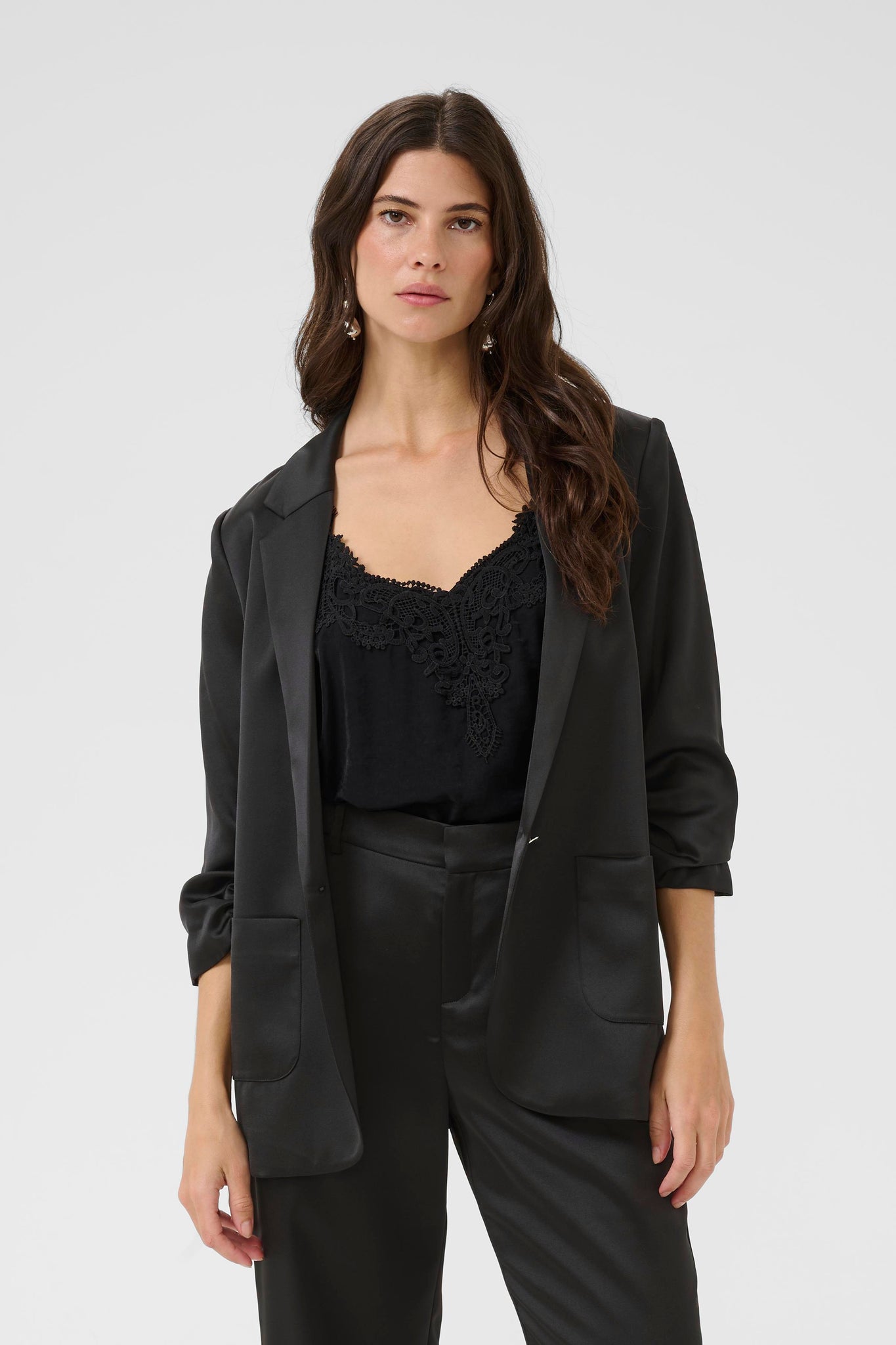 Cocamia Satín Blazer