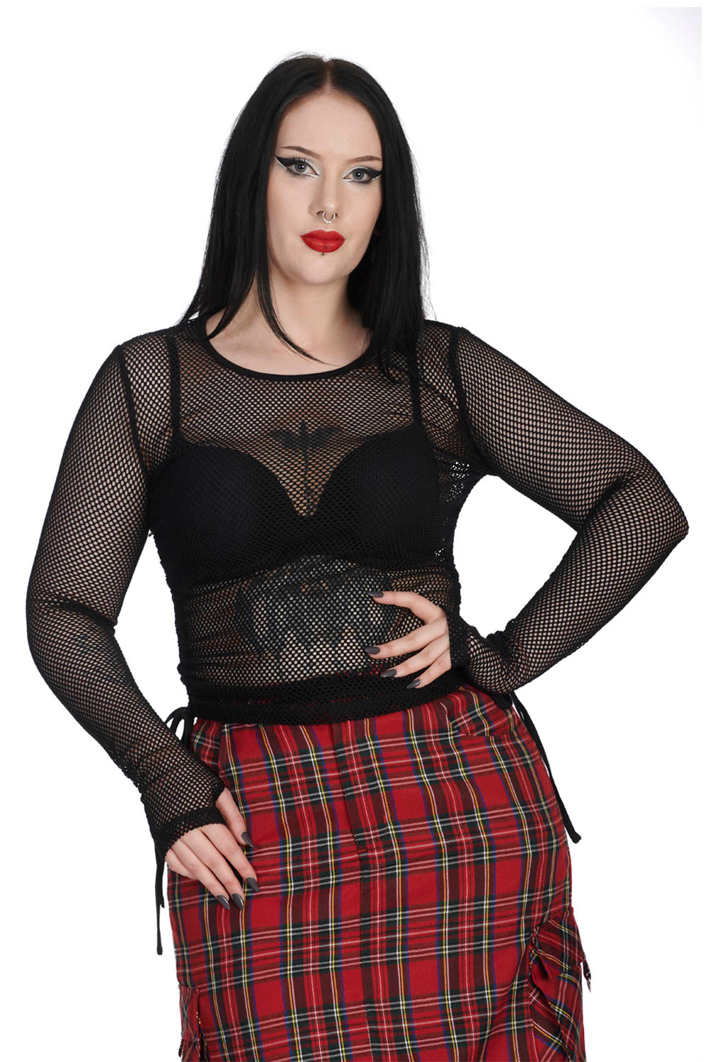 Groove Fishnet Toppur