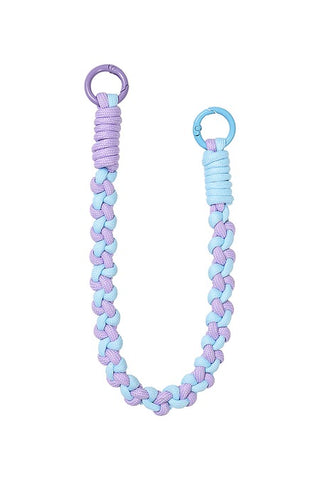 Pastel Fléttu Lyklakippa