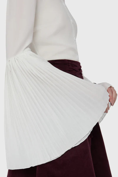 Alexandra's Mourning Skyrta - Hvít