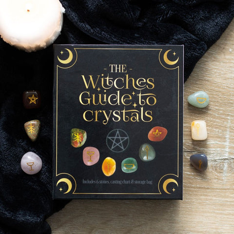 The Witches Guide to Crystals Gjafasett