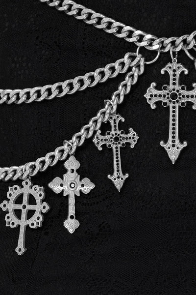 Crucifix Chain Belti