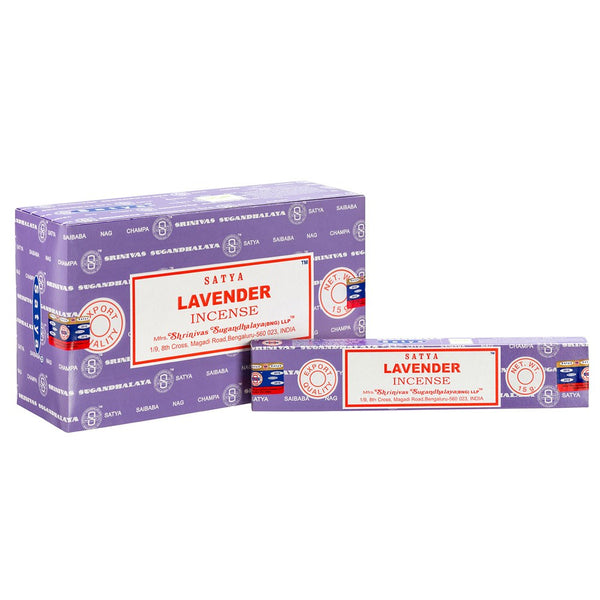 Satya Reykelsi - Patchouli, Rose, Lavender, Namaste, Vanilla, Pyramids, NagChampa