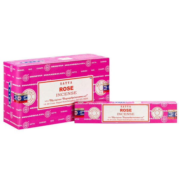 Satya Reykelsi - Patchouli, Rose, Lavender, Namaste, Vanilla, Pyramids, NagChampa