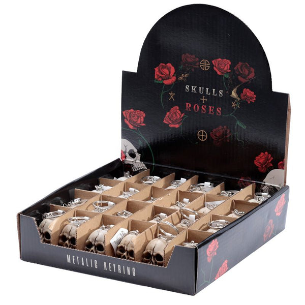 Skulls & Roses Lyklakippa