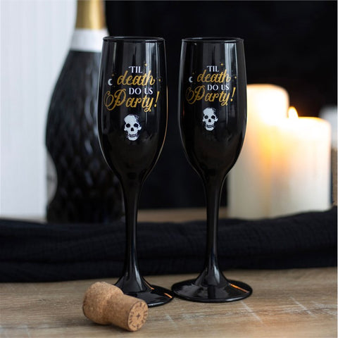 Til Death Do Us Party Vínglös