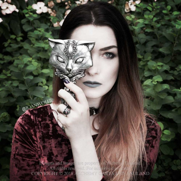 Sacred Cat Handspegill
