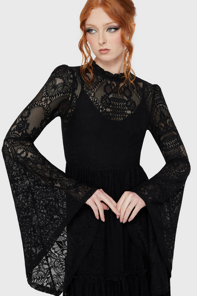 Hecate Lace Maxi Kjóll