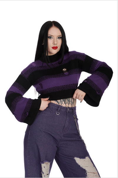 Candyfloss Peysa - Fjólublá