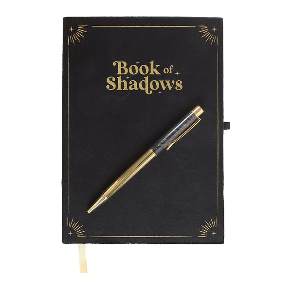 Book Of Shadows Dagbók með Penna