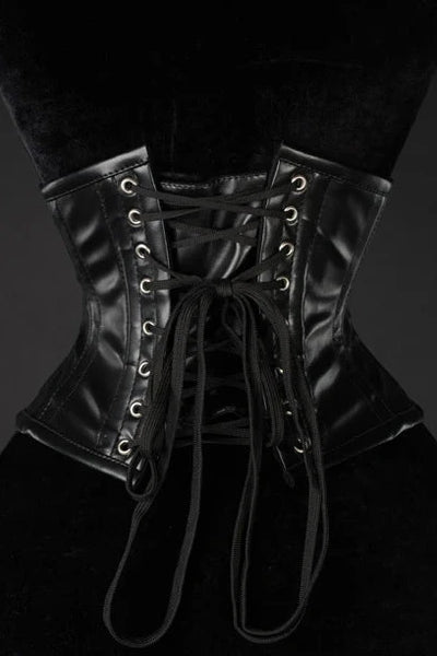 Faux Leather Waist Cincher