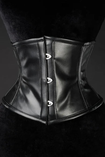 Faux Leather Waist Cincher
