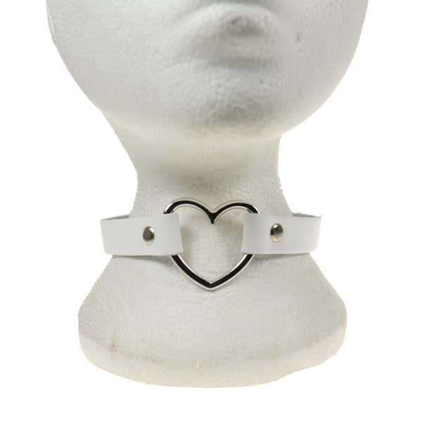 Choker með hjarta - Margir litir