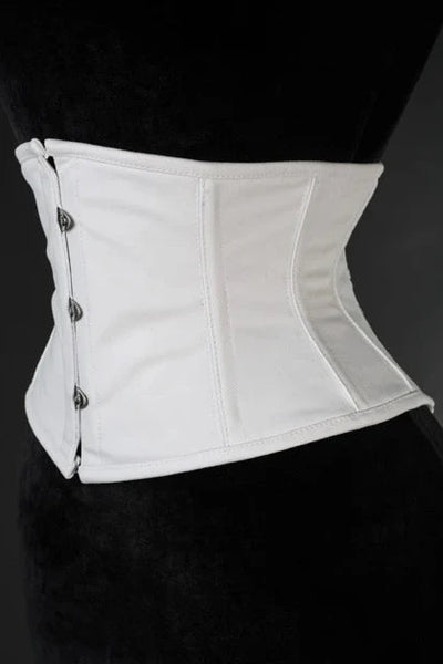 White Cotton Waist Cincher