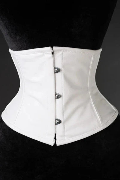 White Cotton Waist Cincher