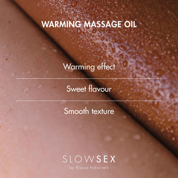 Warming Massage Oil -  SLOW SEX