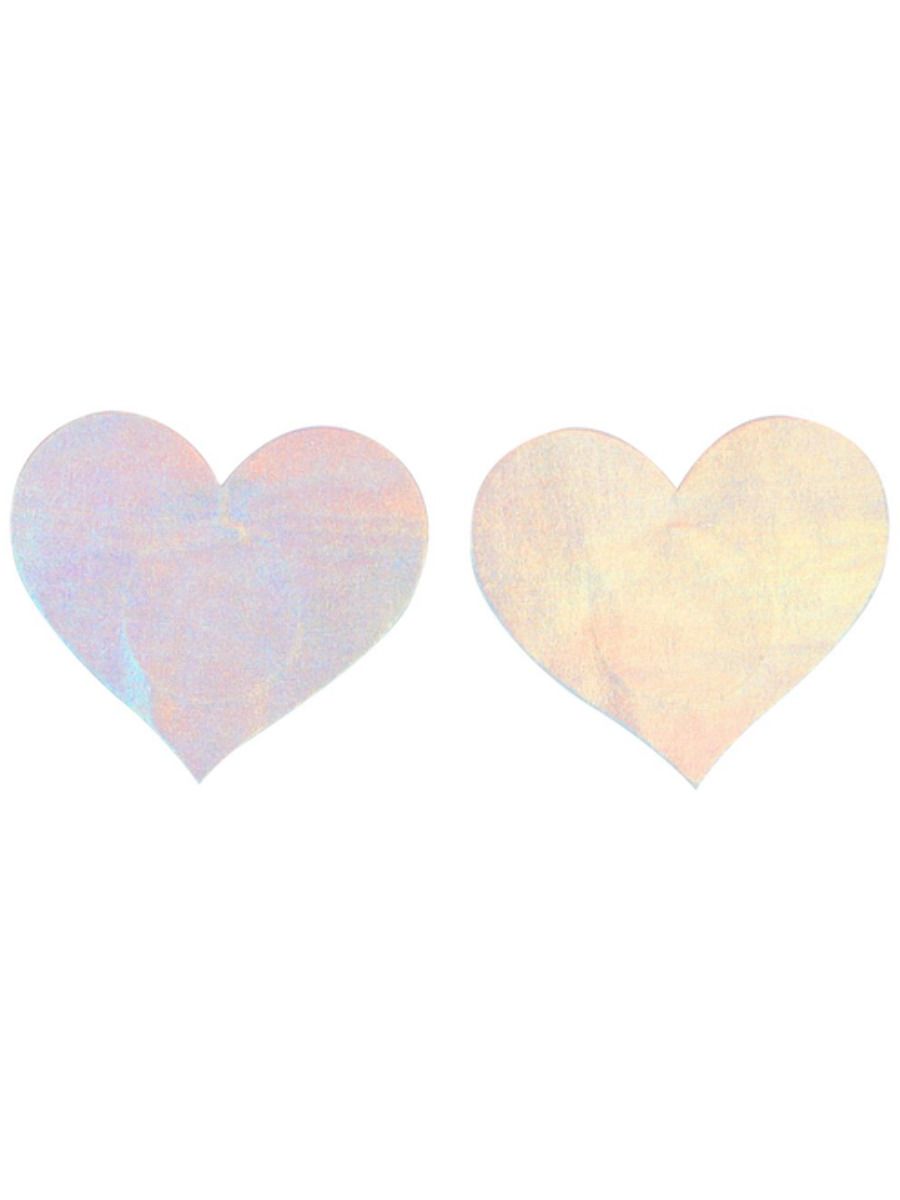 Fever Irridescent Heart Nipple Pasties