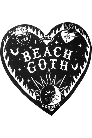 Beach Goth Heart Handklæði
