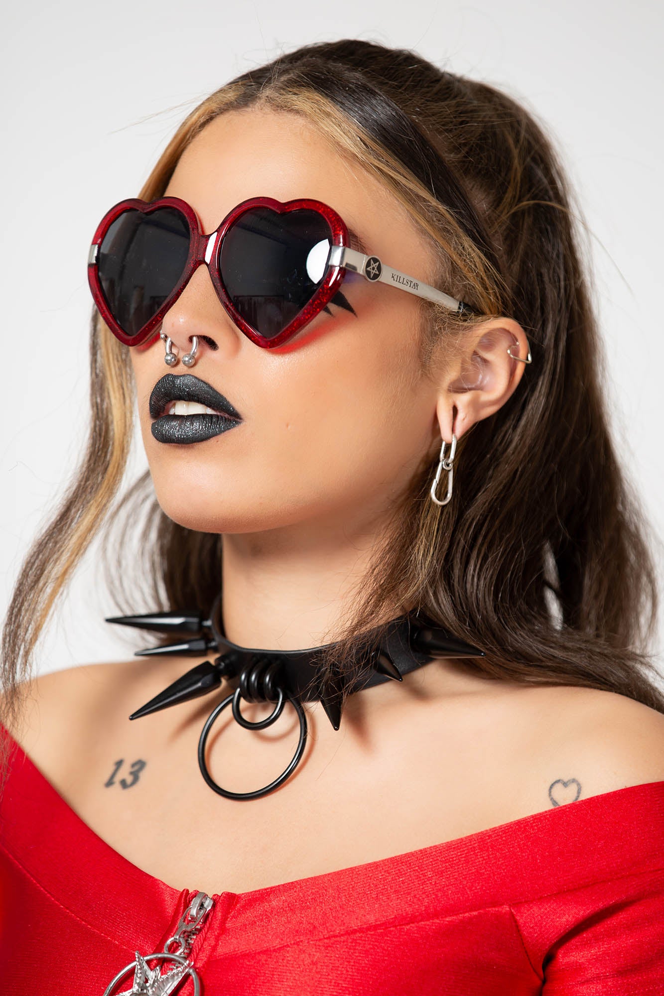 Disco Enfer Sunglasses [SCARLET]