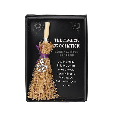Pentagram Mini Magic Broomstick