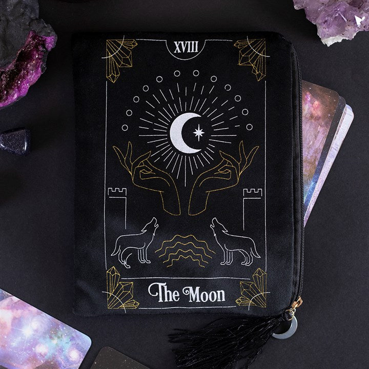 The Moon Tarot Poki með Rennilás