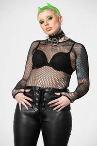 Hellrazor Fishnet Toppur