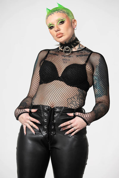 Hellrazor Fishnet Toppur