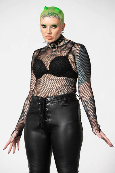 Hellrazor Fishnet Toppur