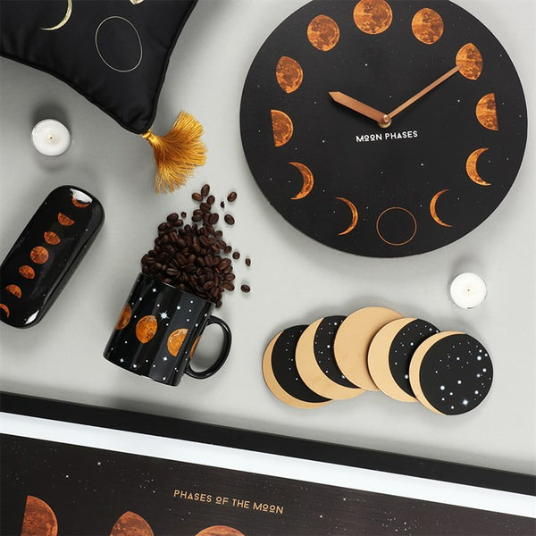Moon Phases Glasamottur 5stk