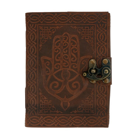 HAMSA Leður Bók