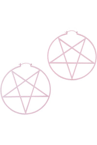 Pentagram Eyrnalokkar - Pink