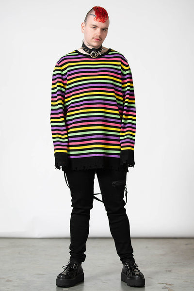 Rainbow Warrior Knit Peysa