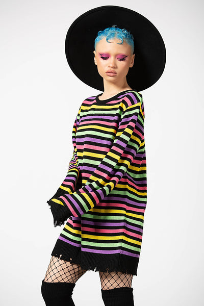 Rainbow Warrior Knit Peysa