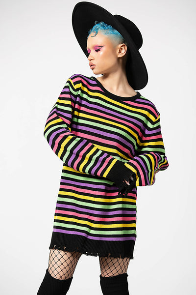 Rainbow Warrior Knit Peysa