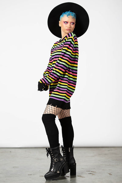 Rainbow Warrior Knit Peysa