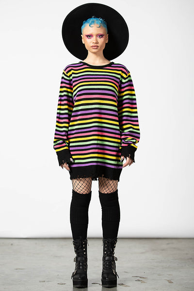 Rainbow Warrior Knit Peysa