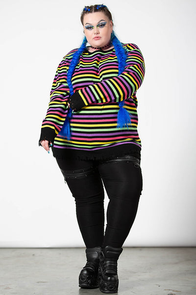 Rainbow Warrior Knit Peysa