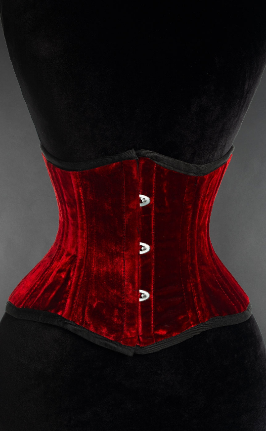 Red Velvet Waist Cincher
