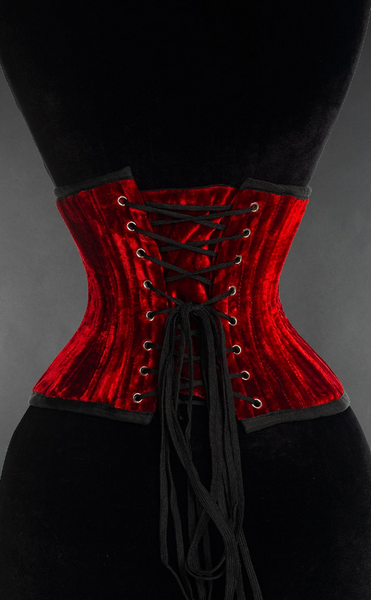 Red Velvet Waist Cincher