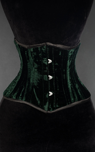 Green Velvet Waist Cincher