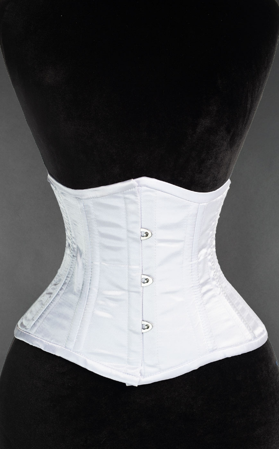 White Satin Waist Cincher