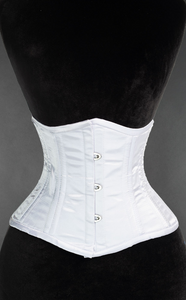 White Satin Waist Cincher