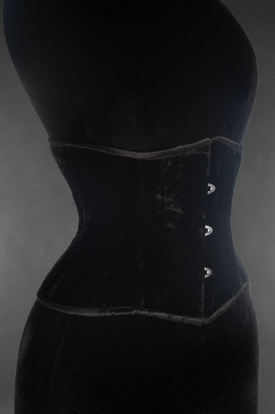 Black Velvet Waist Cincher