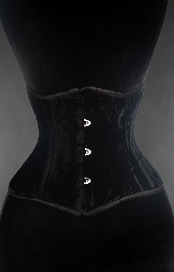 Black Velvet Waist Cincher