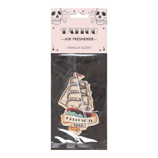 Tattoo Sink Ship Vanilla Ilmspjald