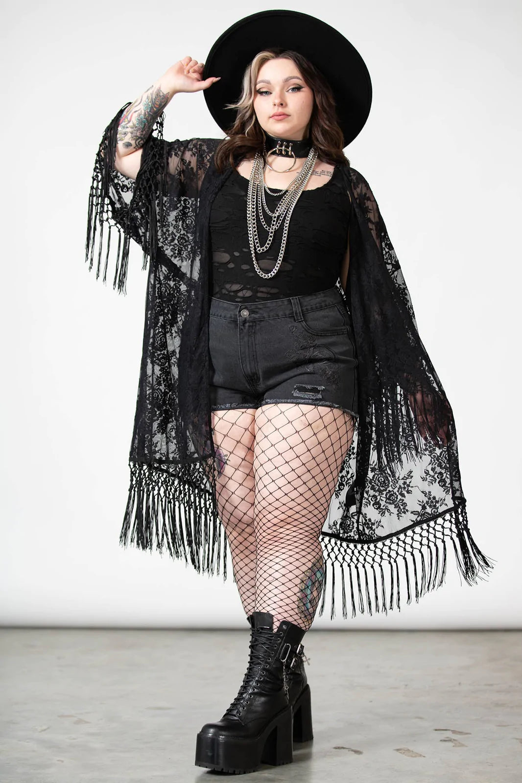 Witch Hazel Lace Kimono