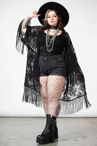 Witch Hazel Lace Kimono